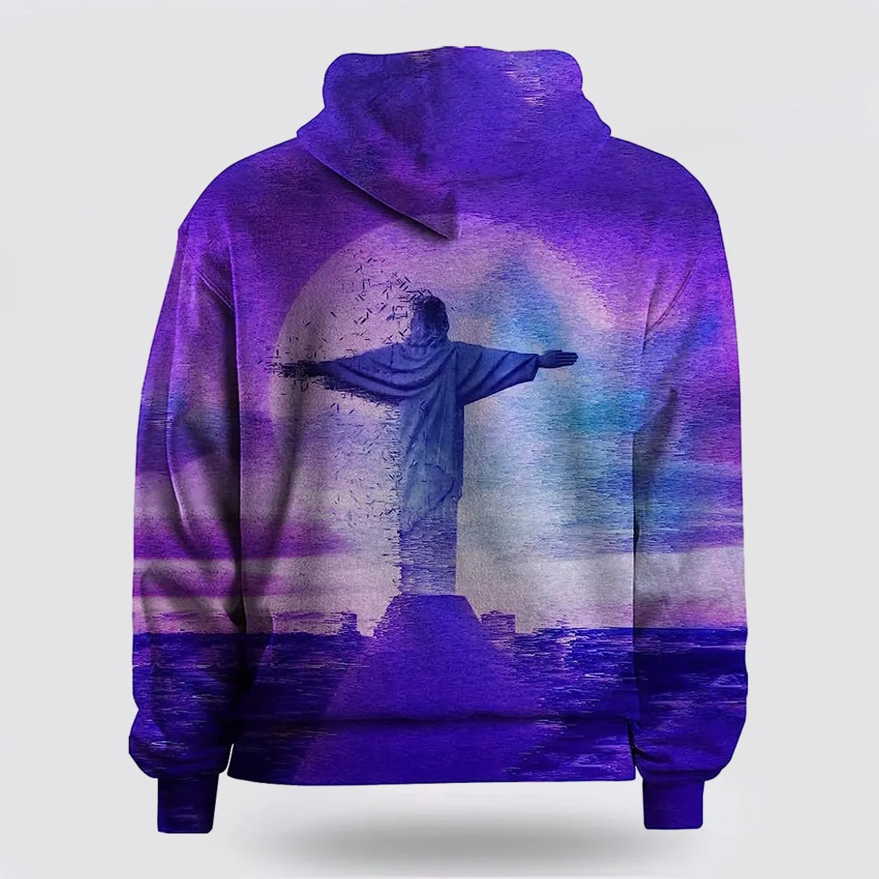 Jesus Statue Pattern 3d Hoodies For Women Men - Christian Apparel Hoodies