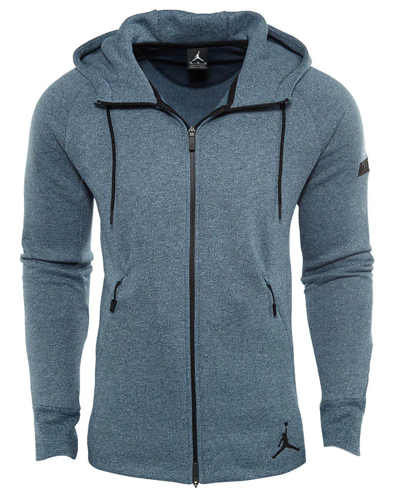 Jordan Icon Fleece Full Zip Hoodie Mens Style : 809470