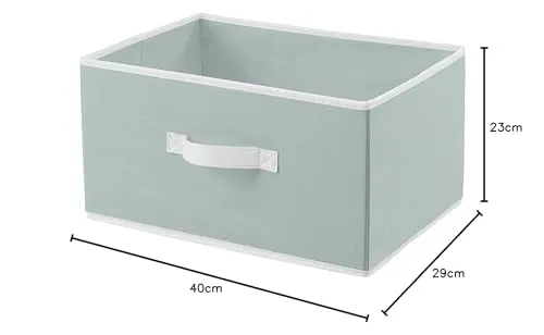 Kuber Industries Multipurposes Flodable Storage Box|Drawer Storage and Cloth Organizer|Storage Box For Toys|Storage Box Gor Clothes|Pack of 2 (Grey, Non-woven)