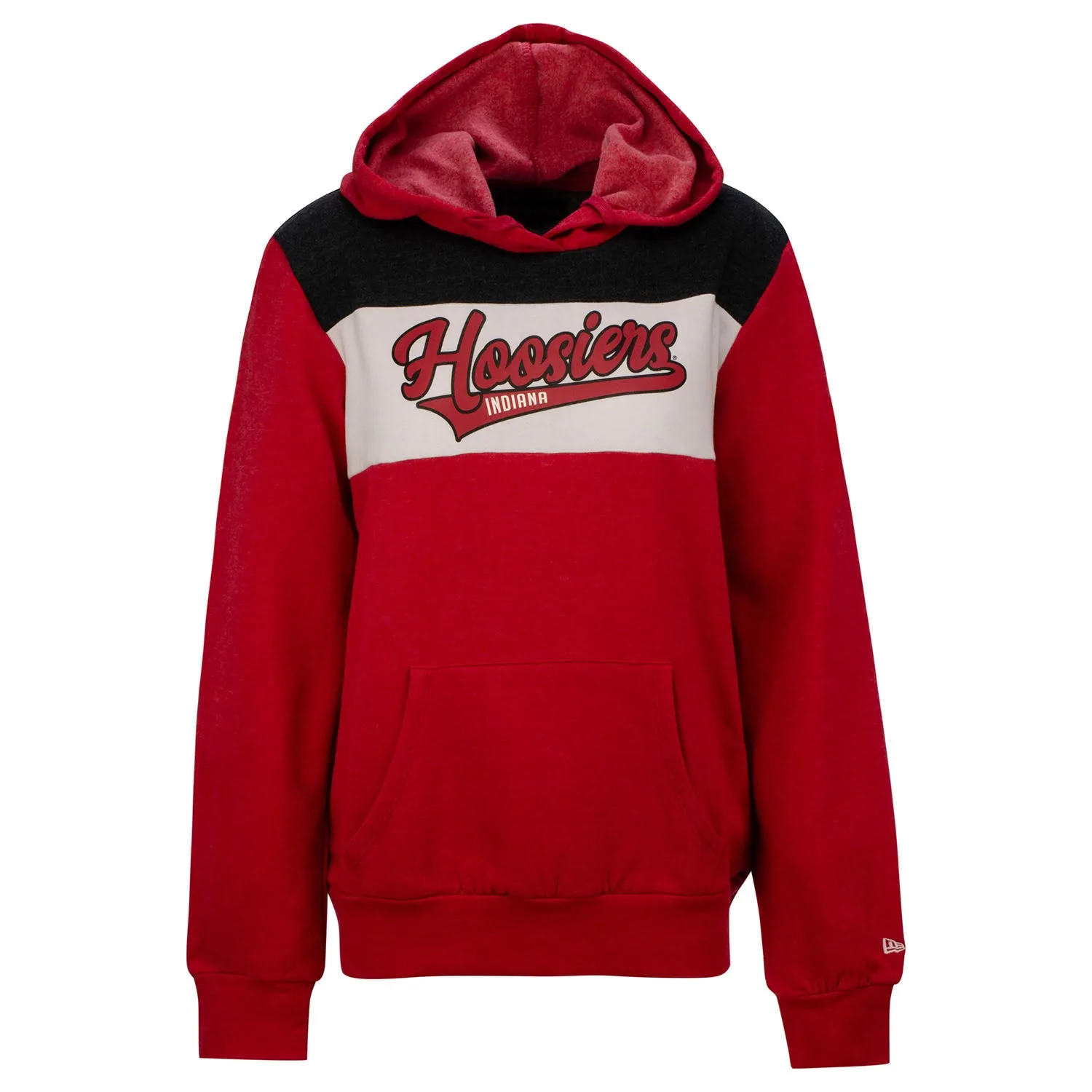 Ladies Indiana Hoosiers Contrast Hooded Sweatshirt