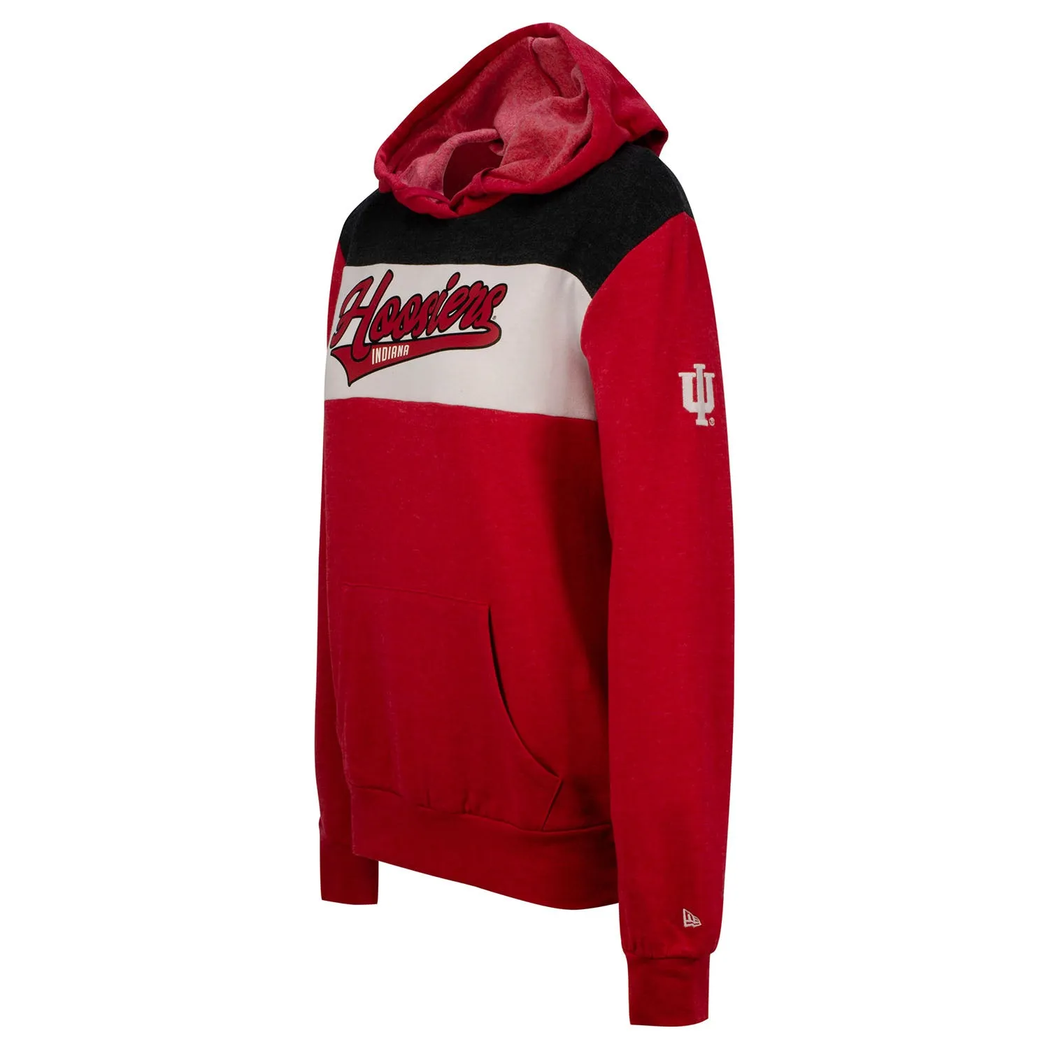 Ladies Indiana Hoosiers Contrast Hooded Sweatshirt