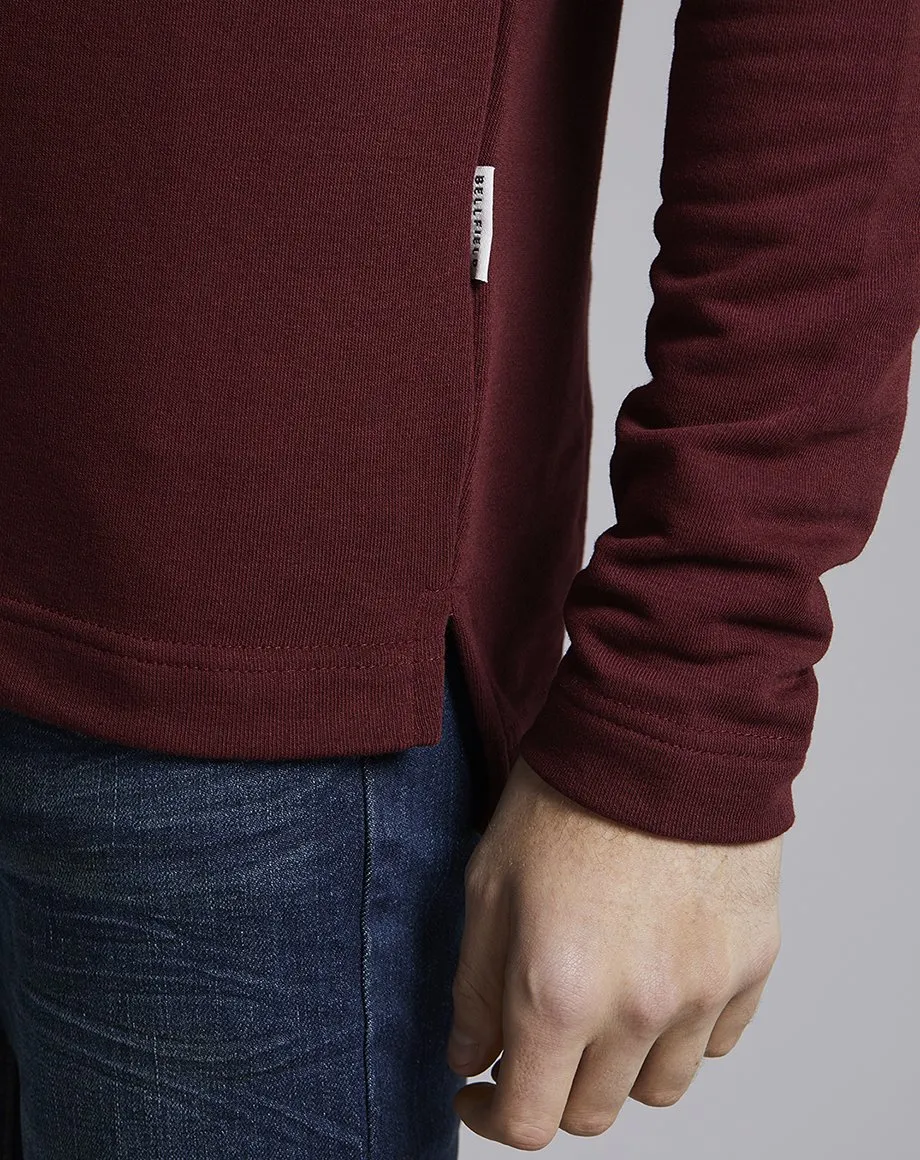 LAIRD HIGH NECK MENS SWEATSHIRT | PORT