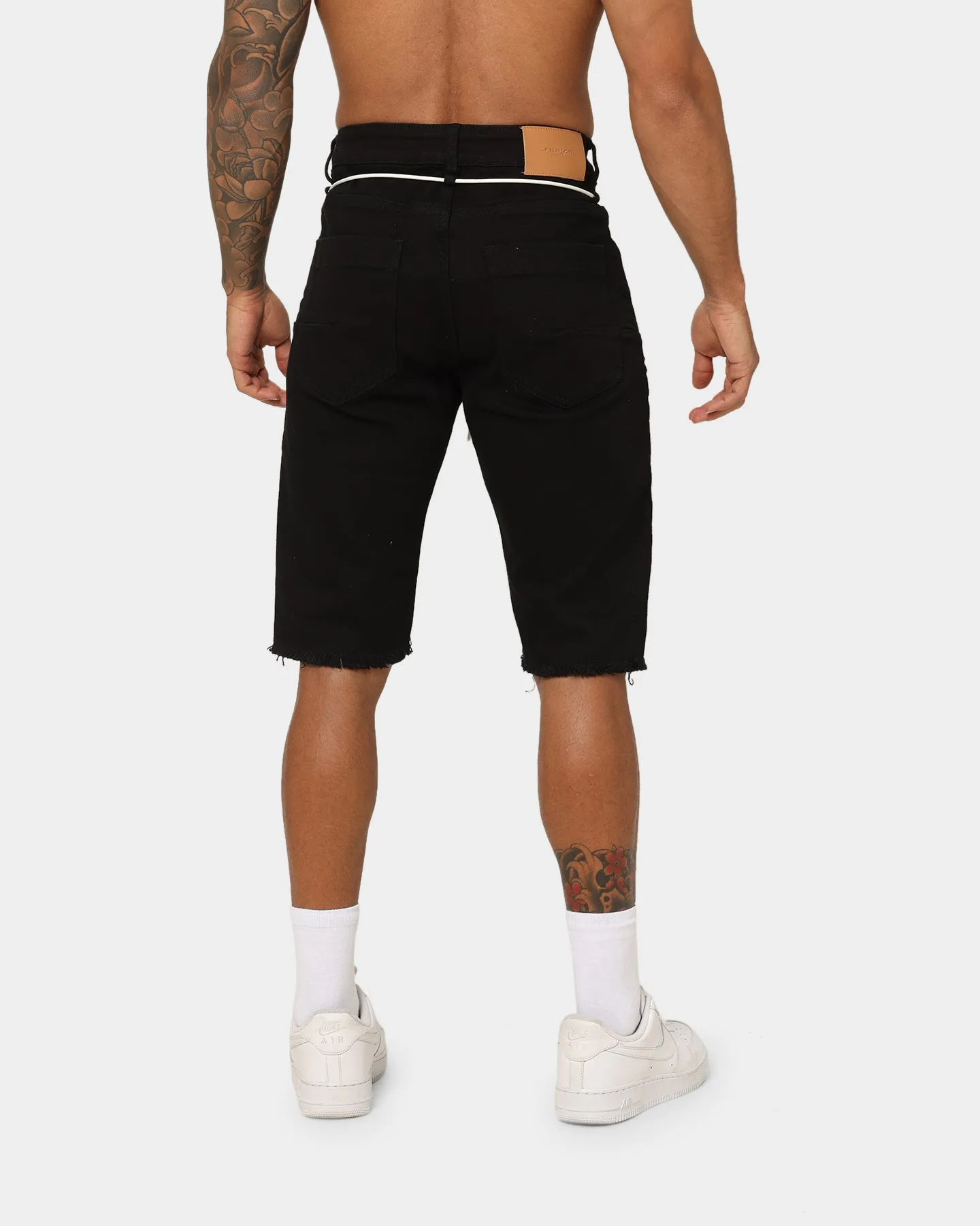 Lifted Anchors "Aphex" Puff Print Shorts Black