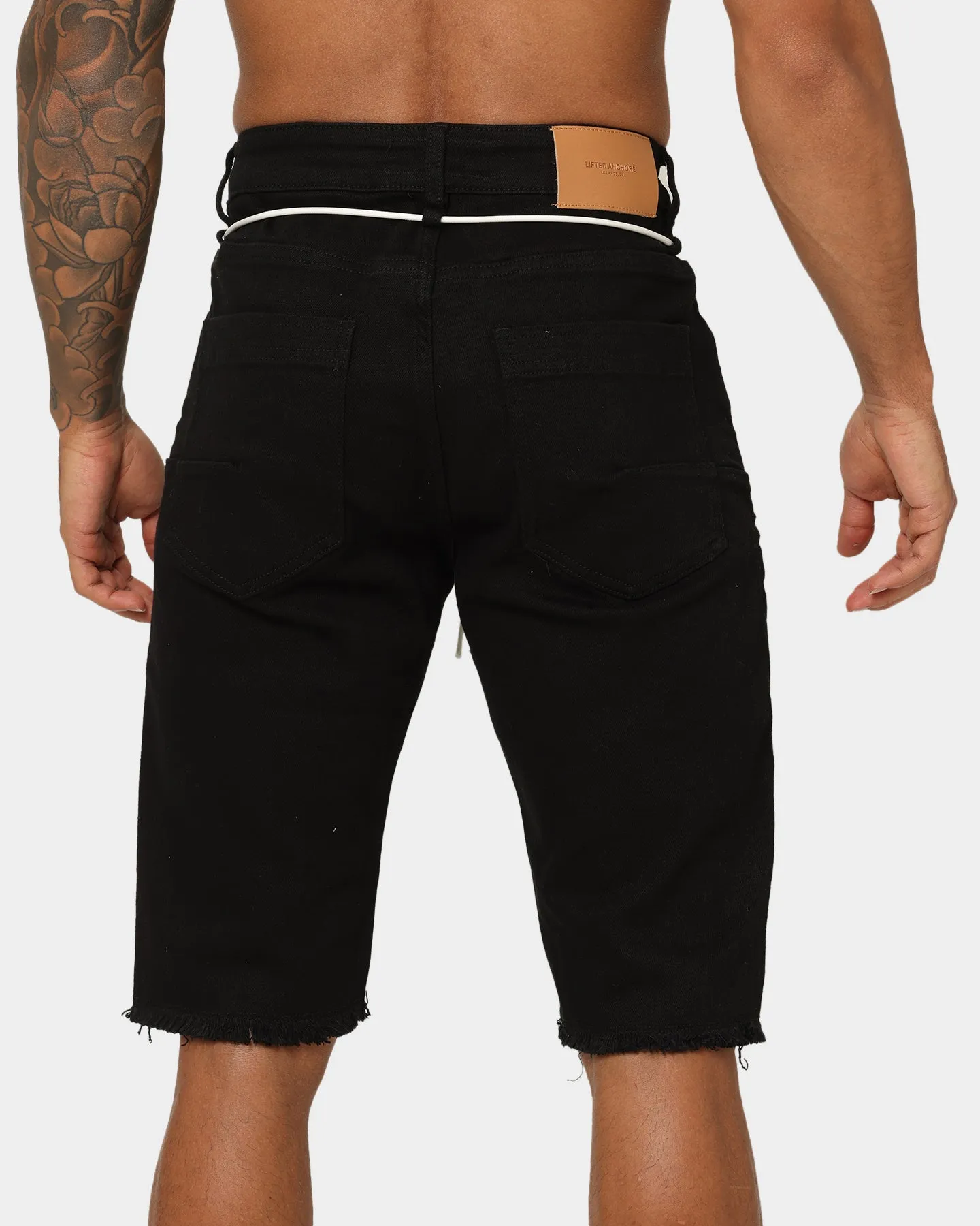 Lifted Anchors "Aphex" Puff Print Shorts Black