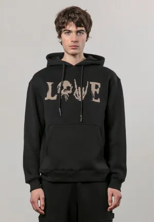 LOVE HOODIE BLACK