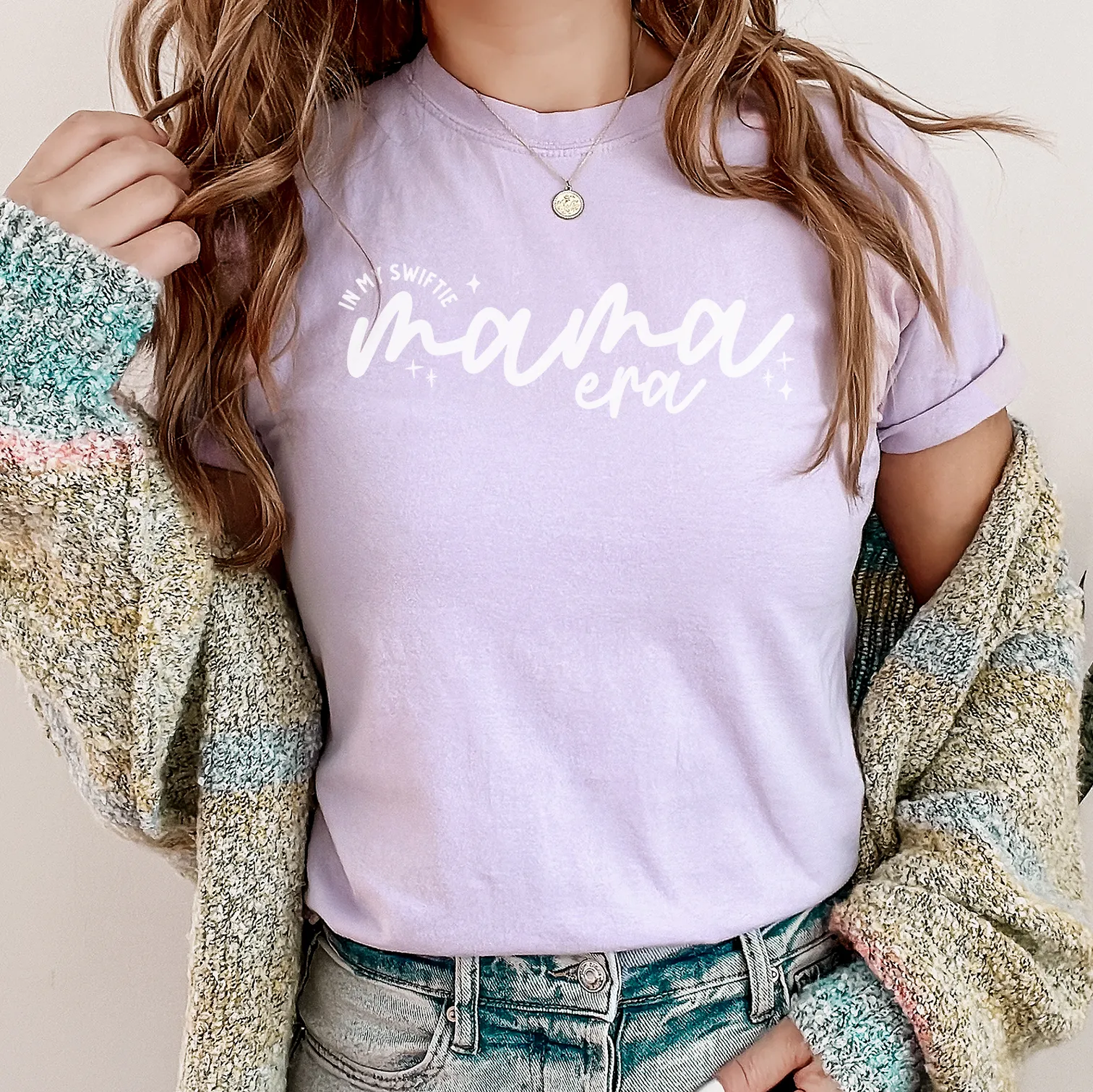 Mama Swiftie Era Comfort Colors Tee or Crewneck