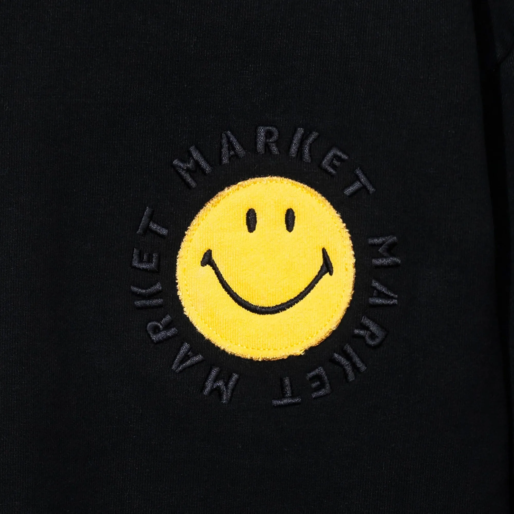 Market Mens Smiley Vintage Wash Crewneck