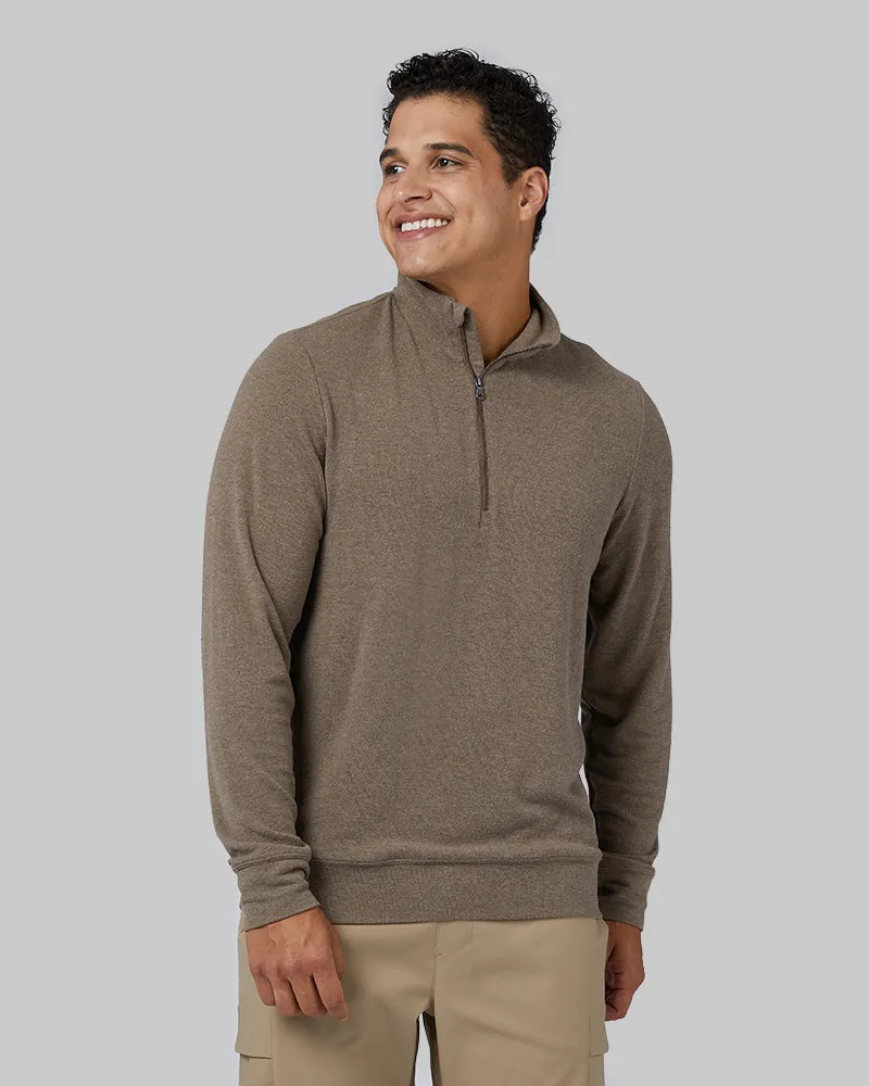 MEN'S SWEATER KNIT 1/4 ZIP TOP