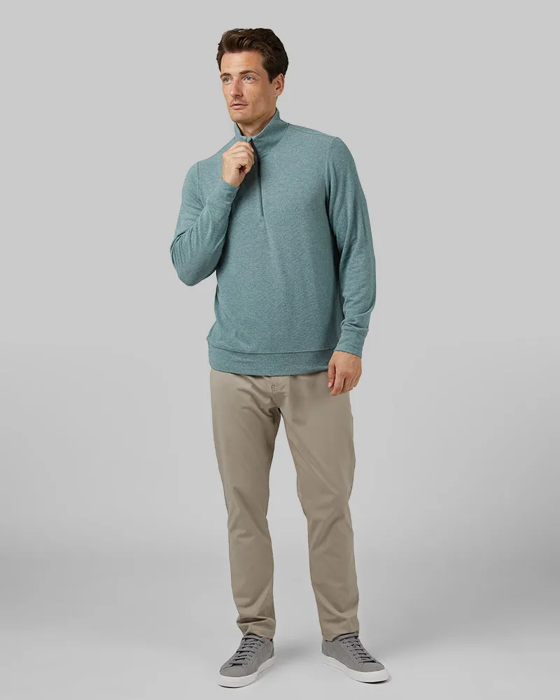 MEN'S SWEATER KNIT 1/4 ZIP TOP