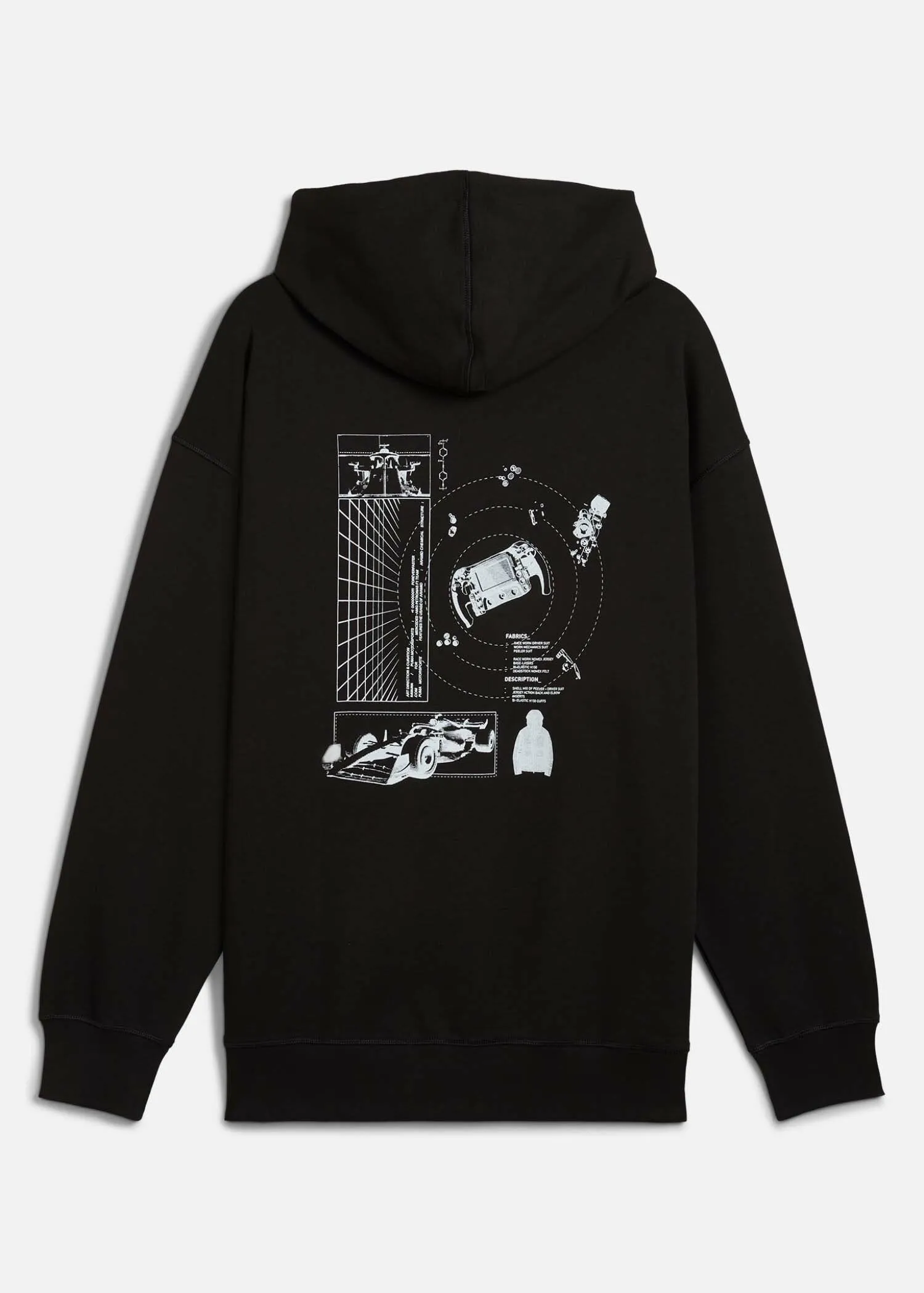 Mercedes-AMG F1 x PUMA x RÆBURN Graphic Hoodie PUMA Black