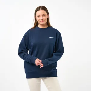 Omnitau Women's Muir Organic Cotton Medium Fit Sweatshirt - Navy