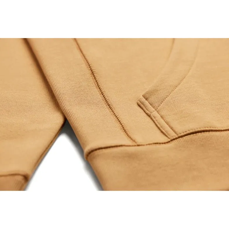 Organic Cotton Hoodie - Camel