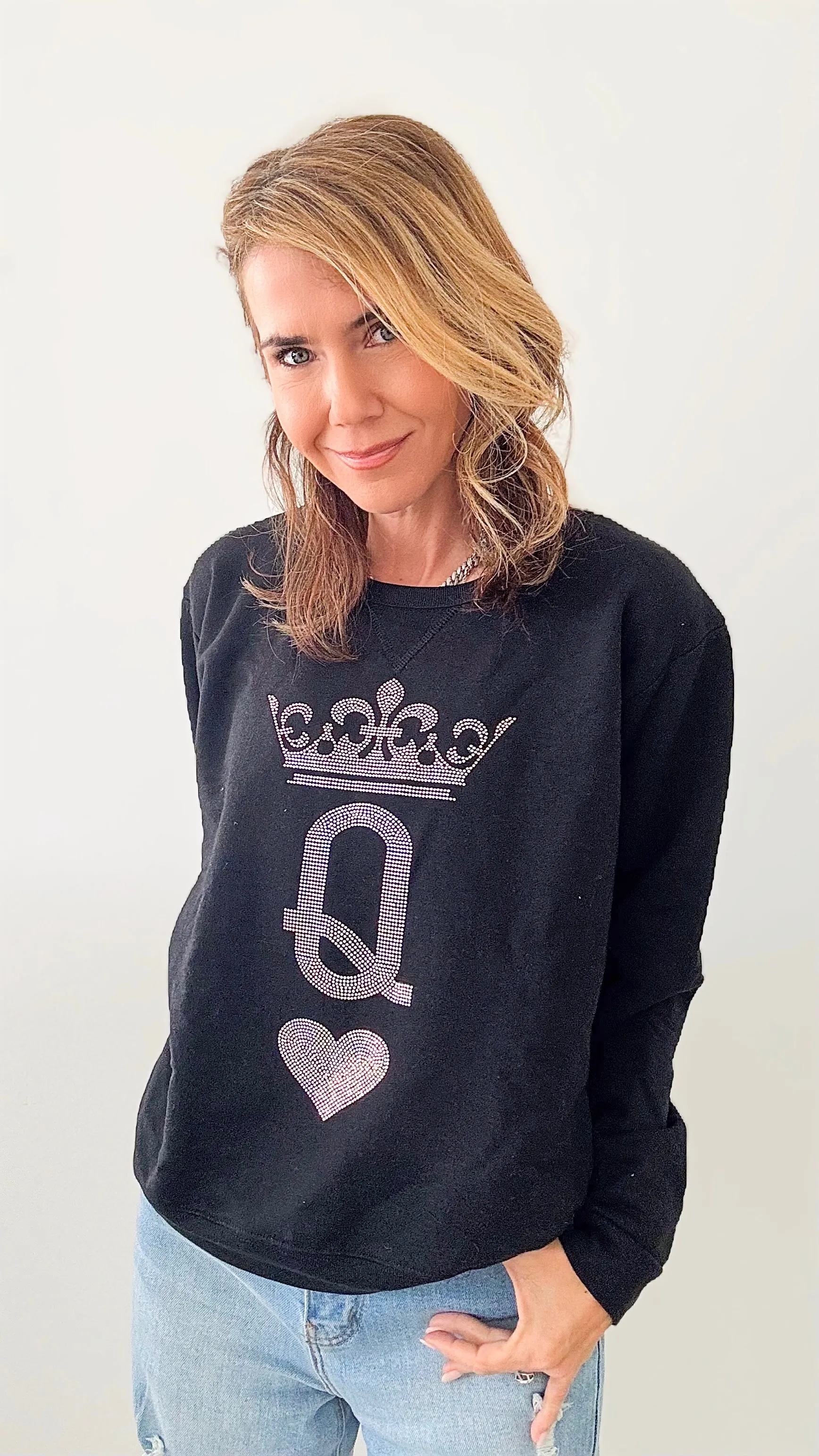 Pre Auth - Queen of Hearts Custom CB Sweatshirt