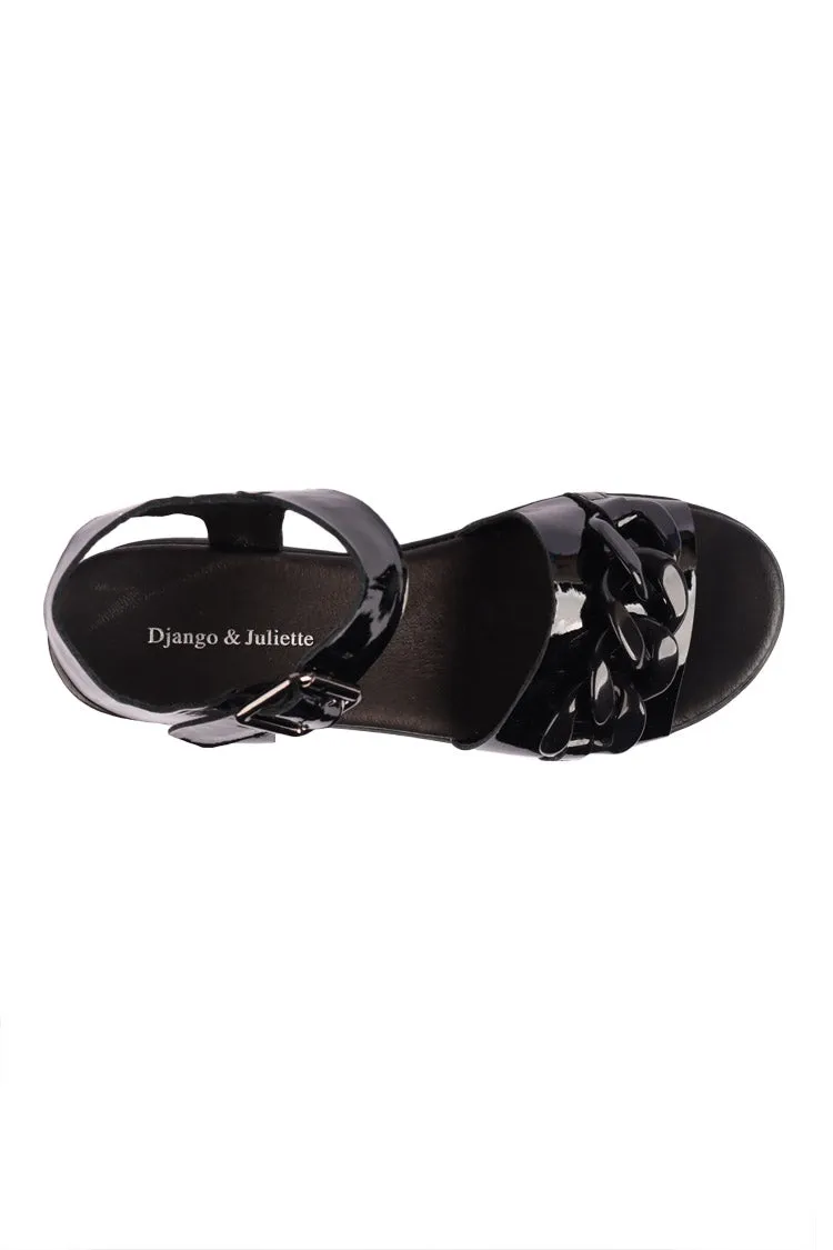 Racassy Chain Patent Leather Sandals | FINAL SALE