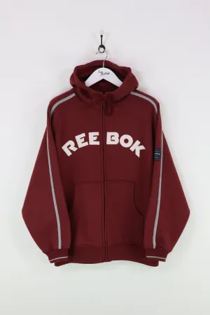 Reebok Zip Hoodie Burgundy XL