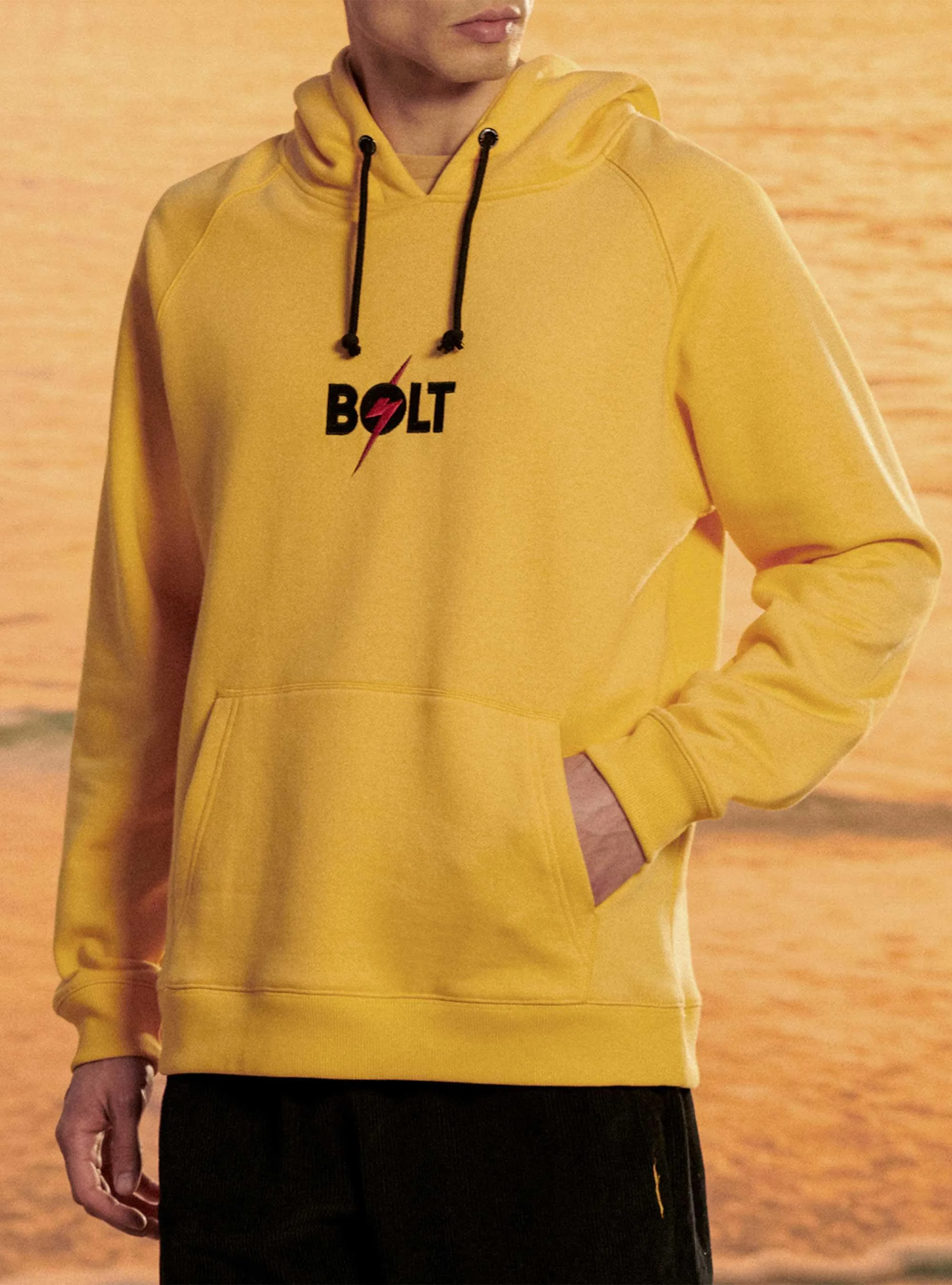 REGULAR HOODIE WITH FRONT PRINT