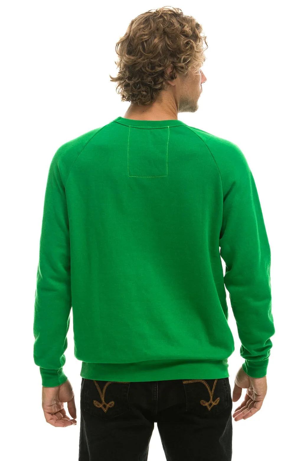 RIDE LOGO CREW SWEATSHIRT - KELLY GREEN