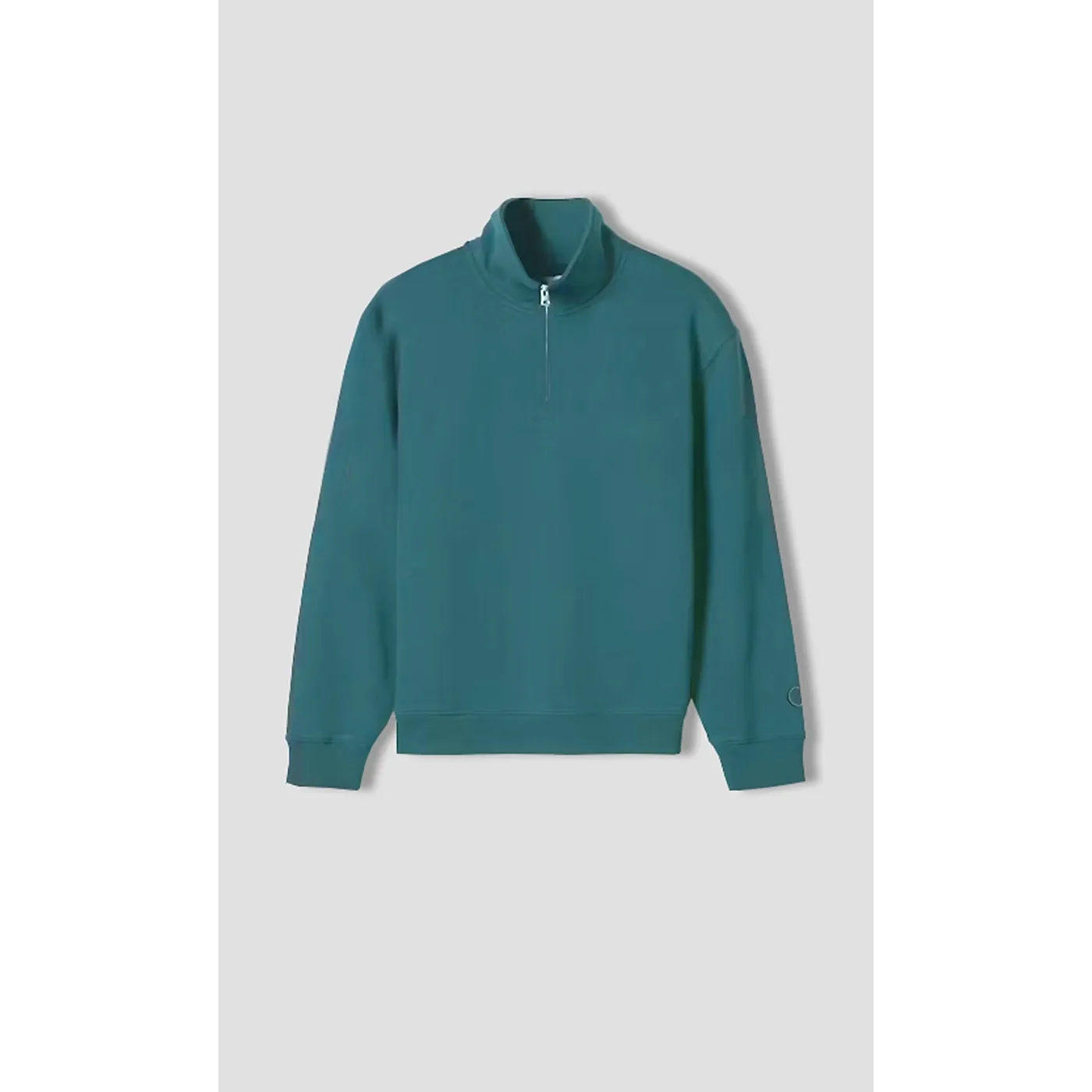 Sea Green Half Zip Sweatshirt