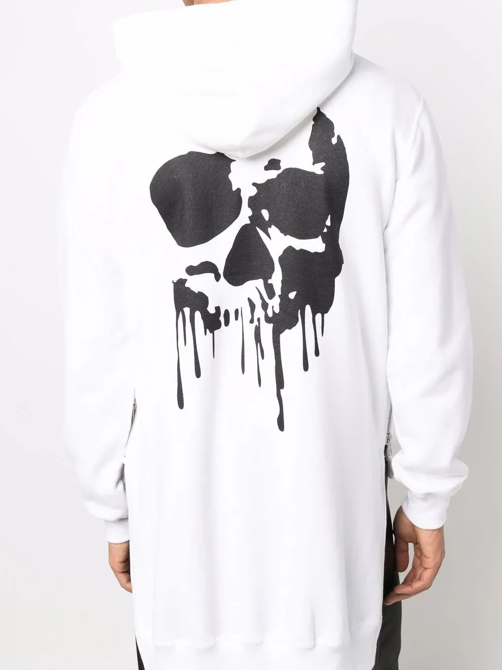 Skull Graphic Zip Up Hoodie