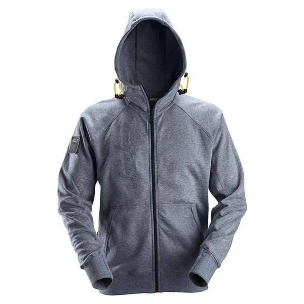 Snickers Logo Full Zip Hoody Hooded Sweatshirt Hoodie - 2880