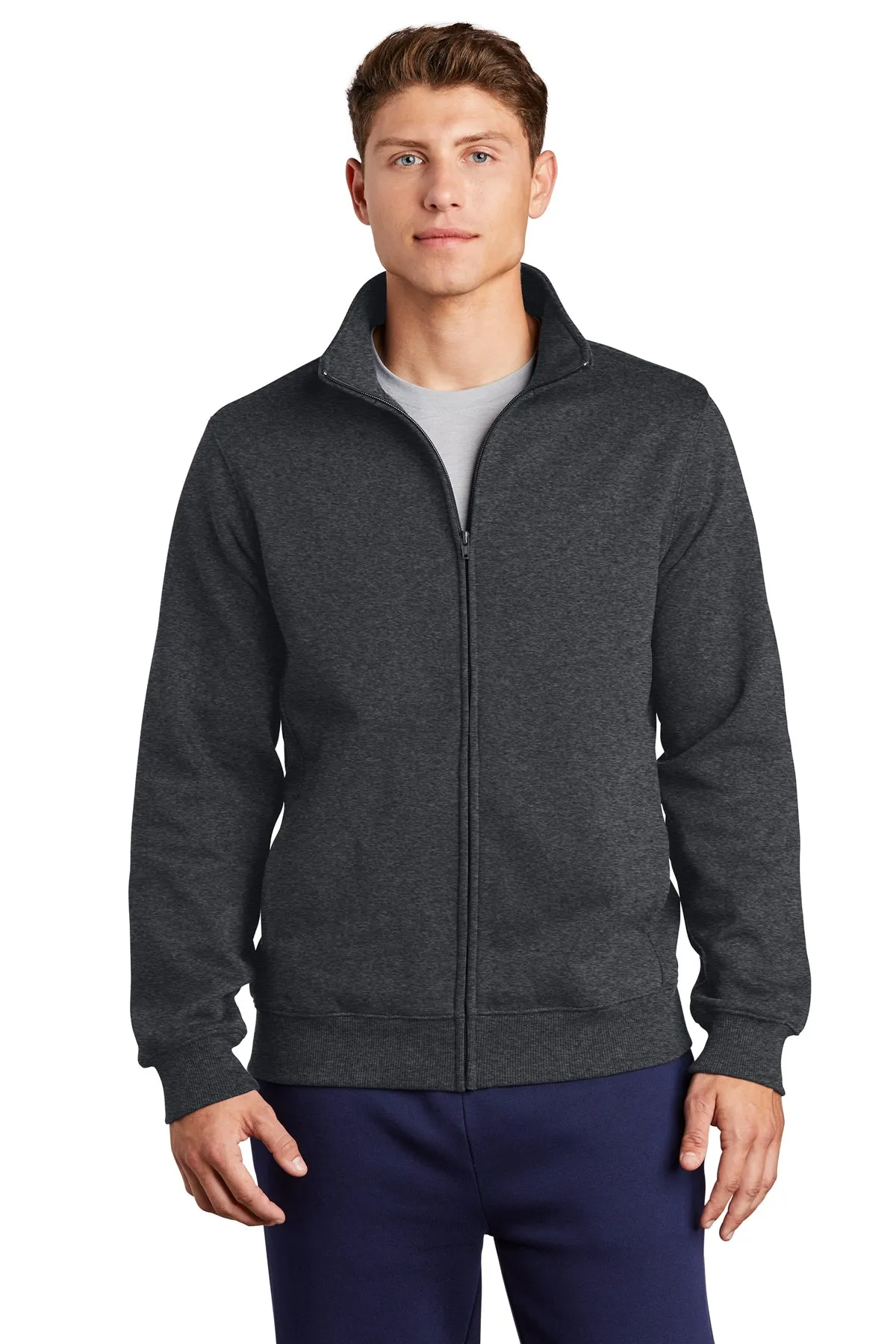 Sport-Tek Full-Zip Customized Sweatshirts, Graphite Heather