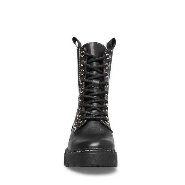 Steve Madden - KANYON - Leather Lace Up Combat Boots