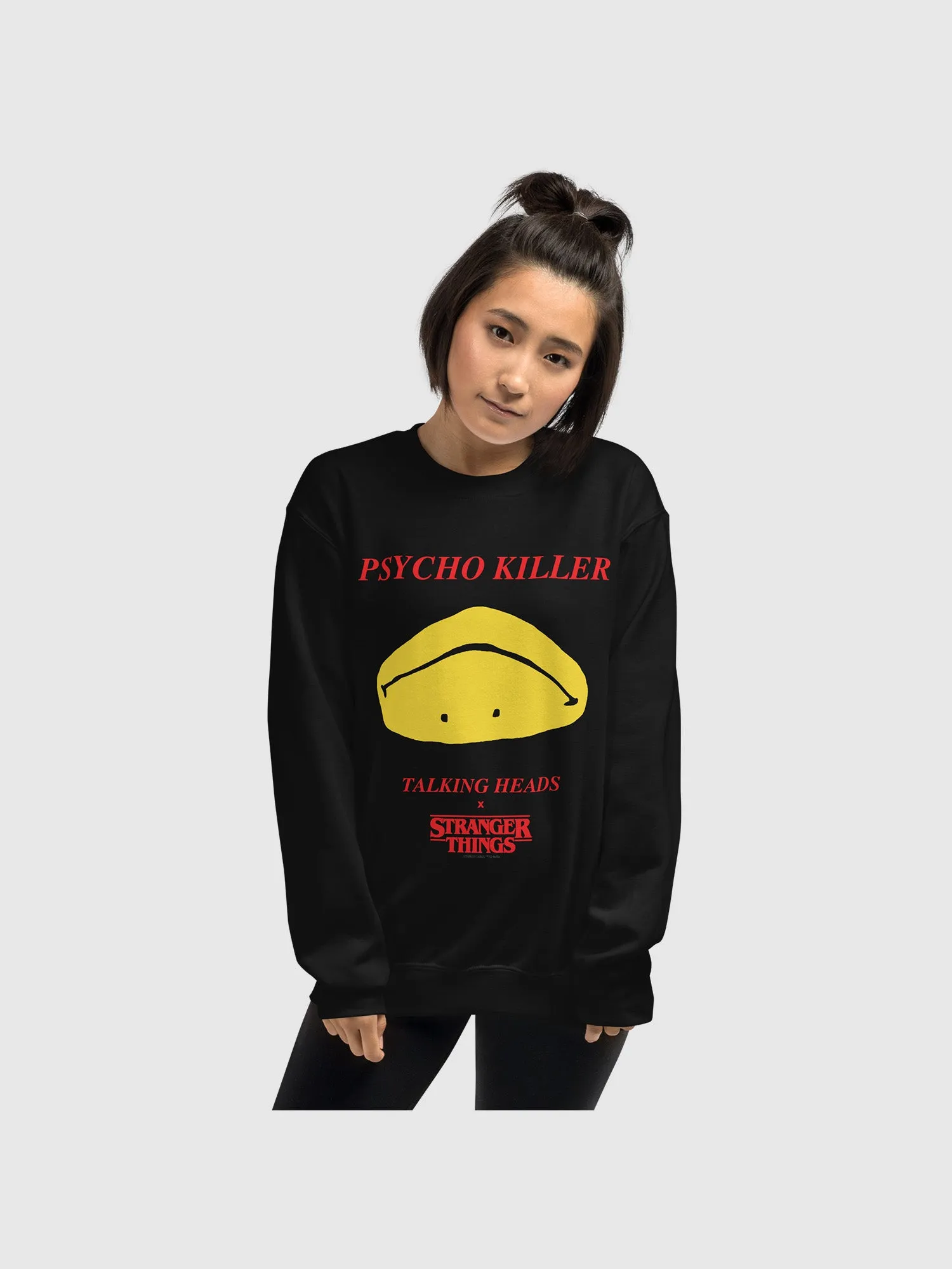 Stranger Things x Talking Heads Psycho Killer Crewneck Sweatshirt