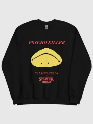 Stranger Things x Talking Heads Psycho Killer Crewneck Sweatshirt