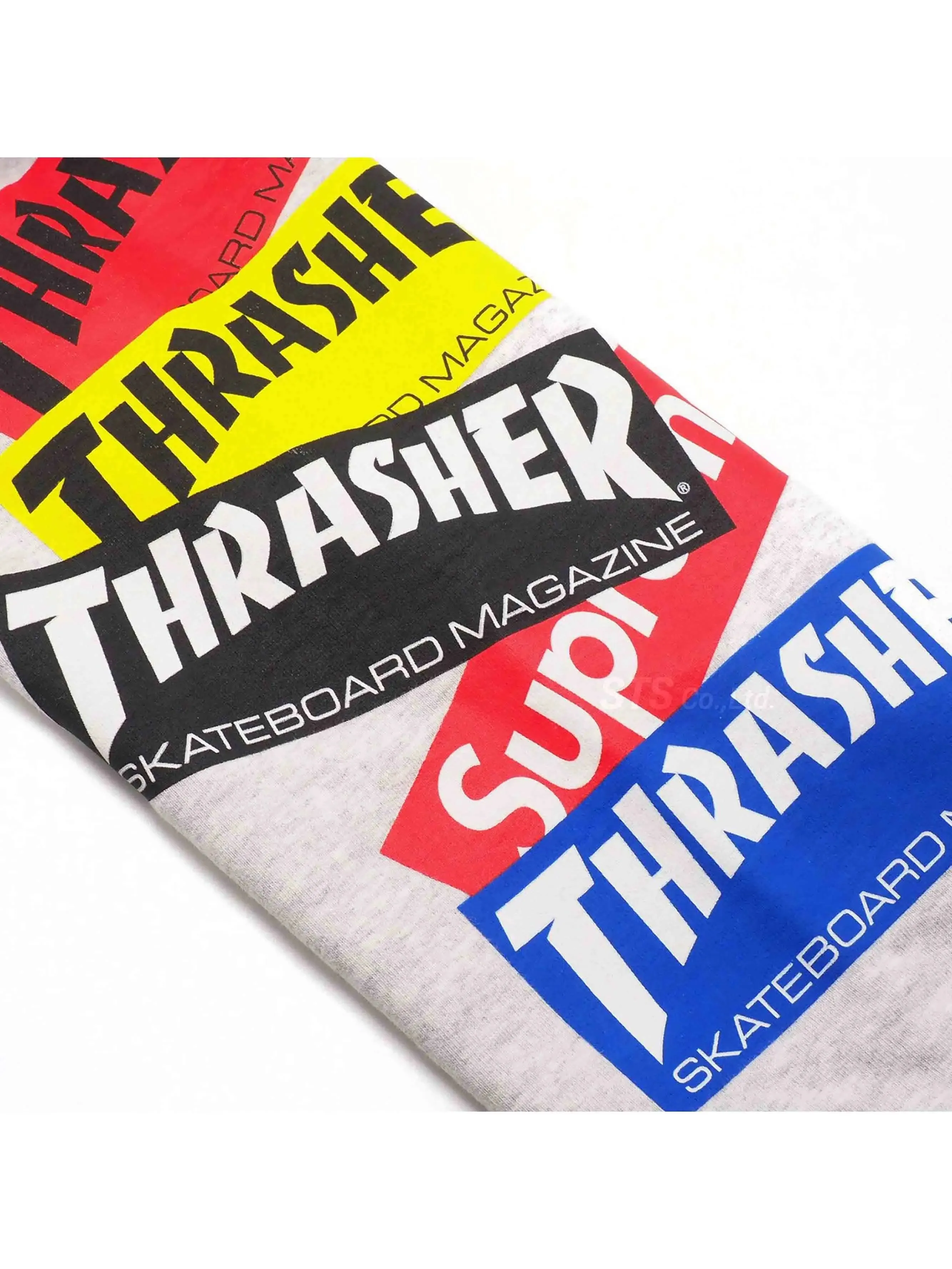 Supreme Thrasher Multi Logo Zip Up Hooded Sweatshirt Ash Grey (FW21)