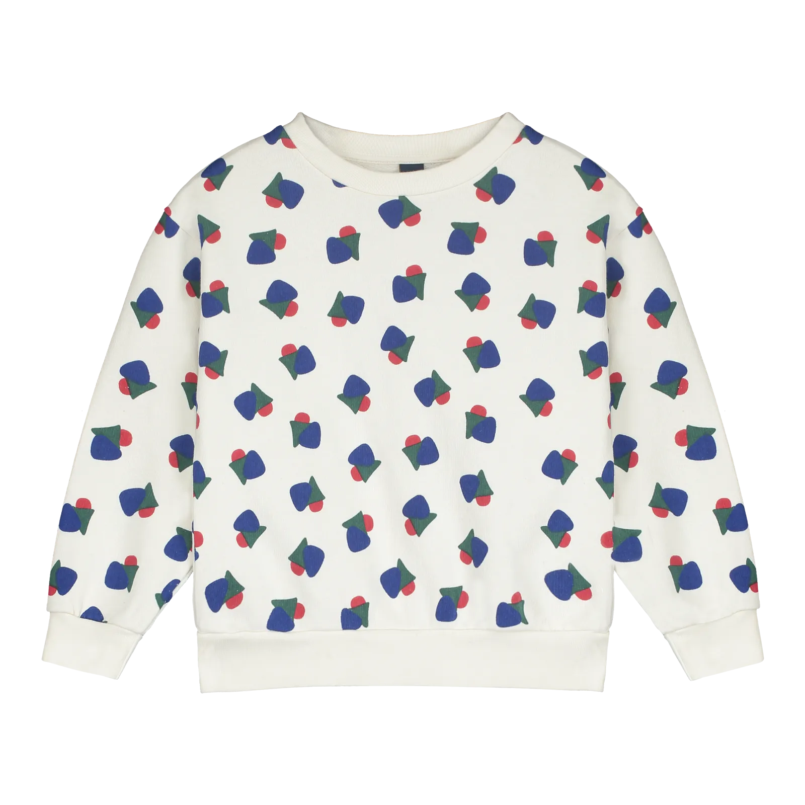 SW12-SWEATSHIRT ALLOVER MATHS -Fog