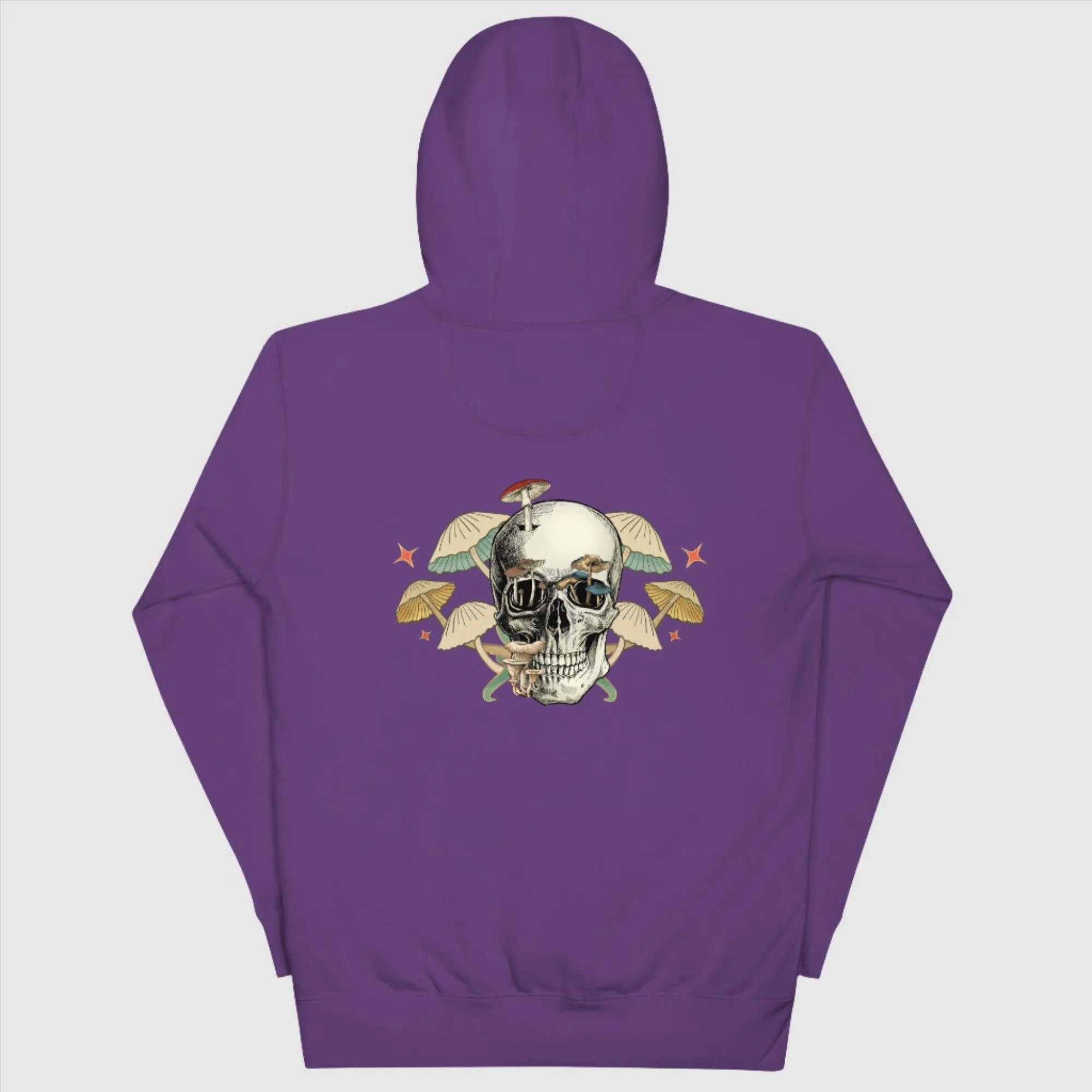 Unisex Mushroom Skull Hoodie