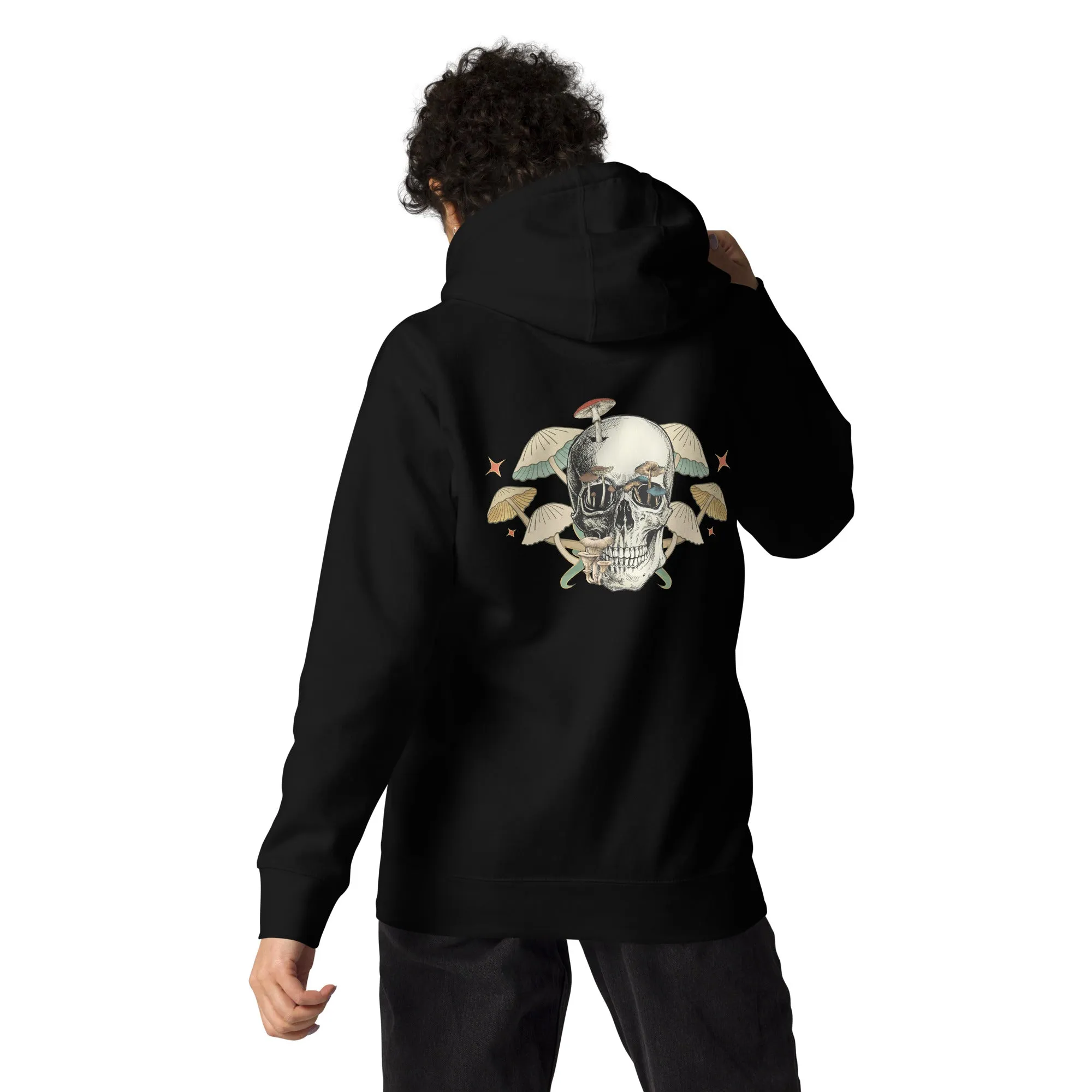 Unisex Mushroom Skull Hoodie