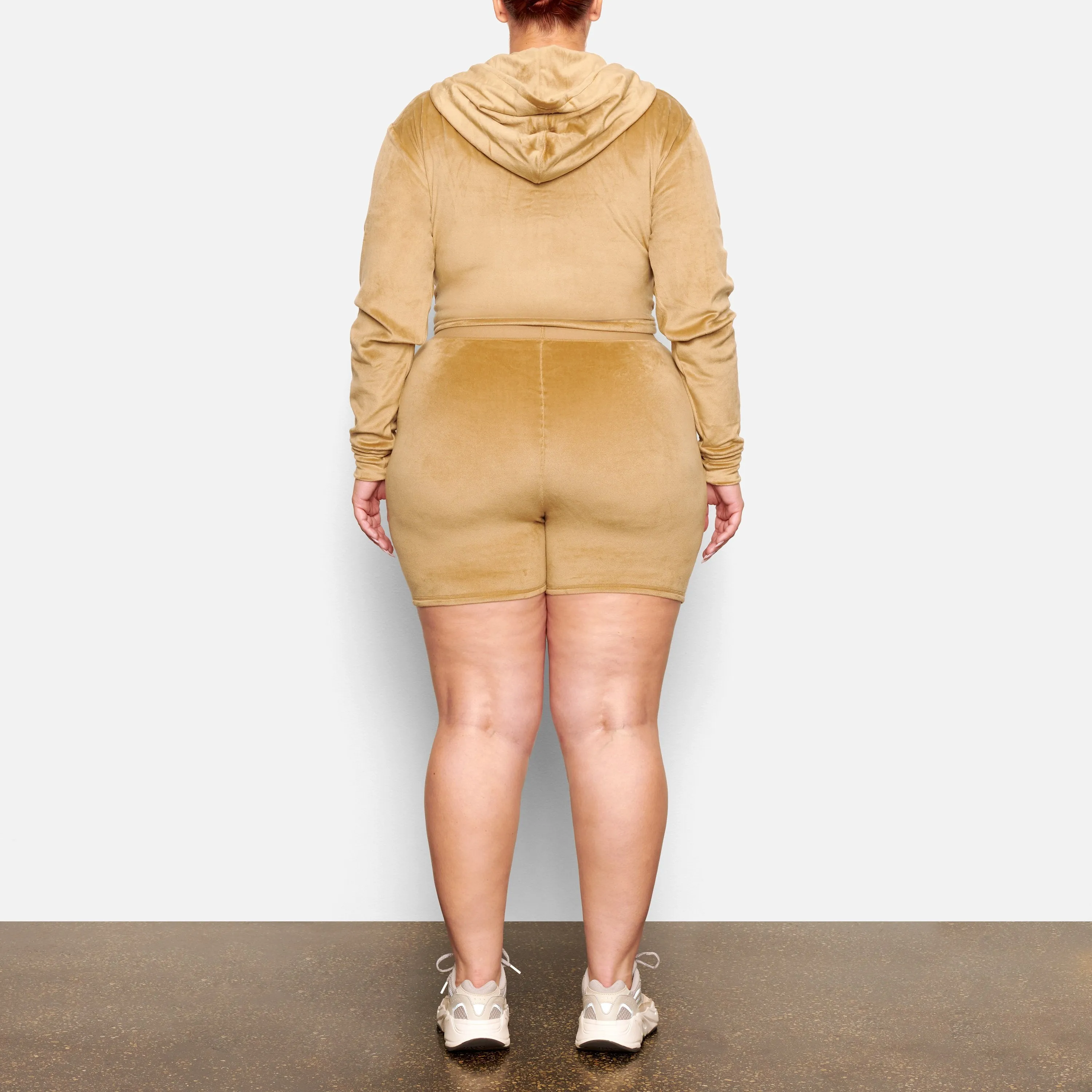 VELOUR HOODIE | GOLD