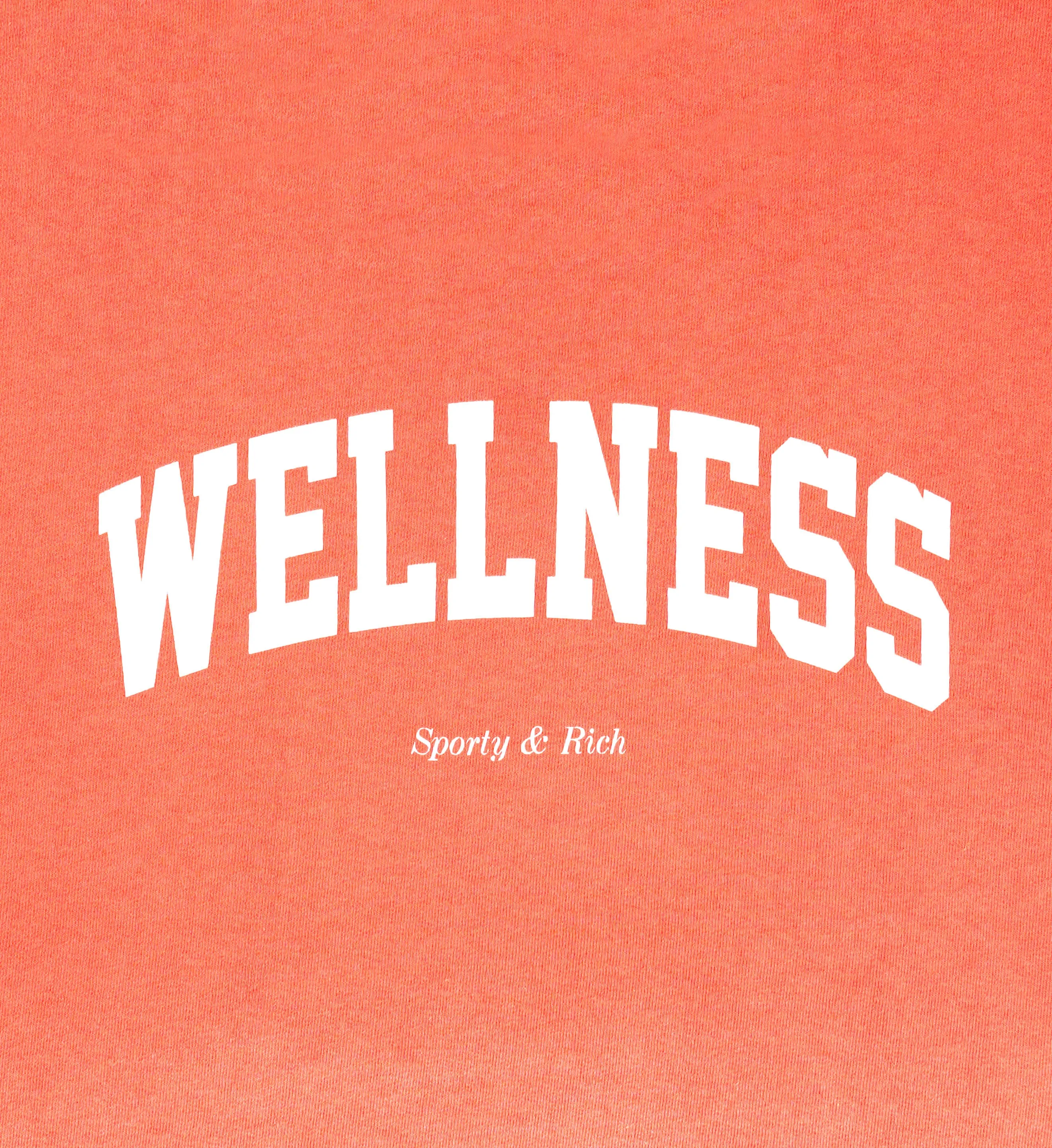 Wellness Ivy Crewneck - Dip Dye Pink/White