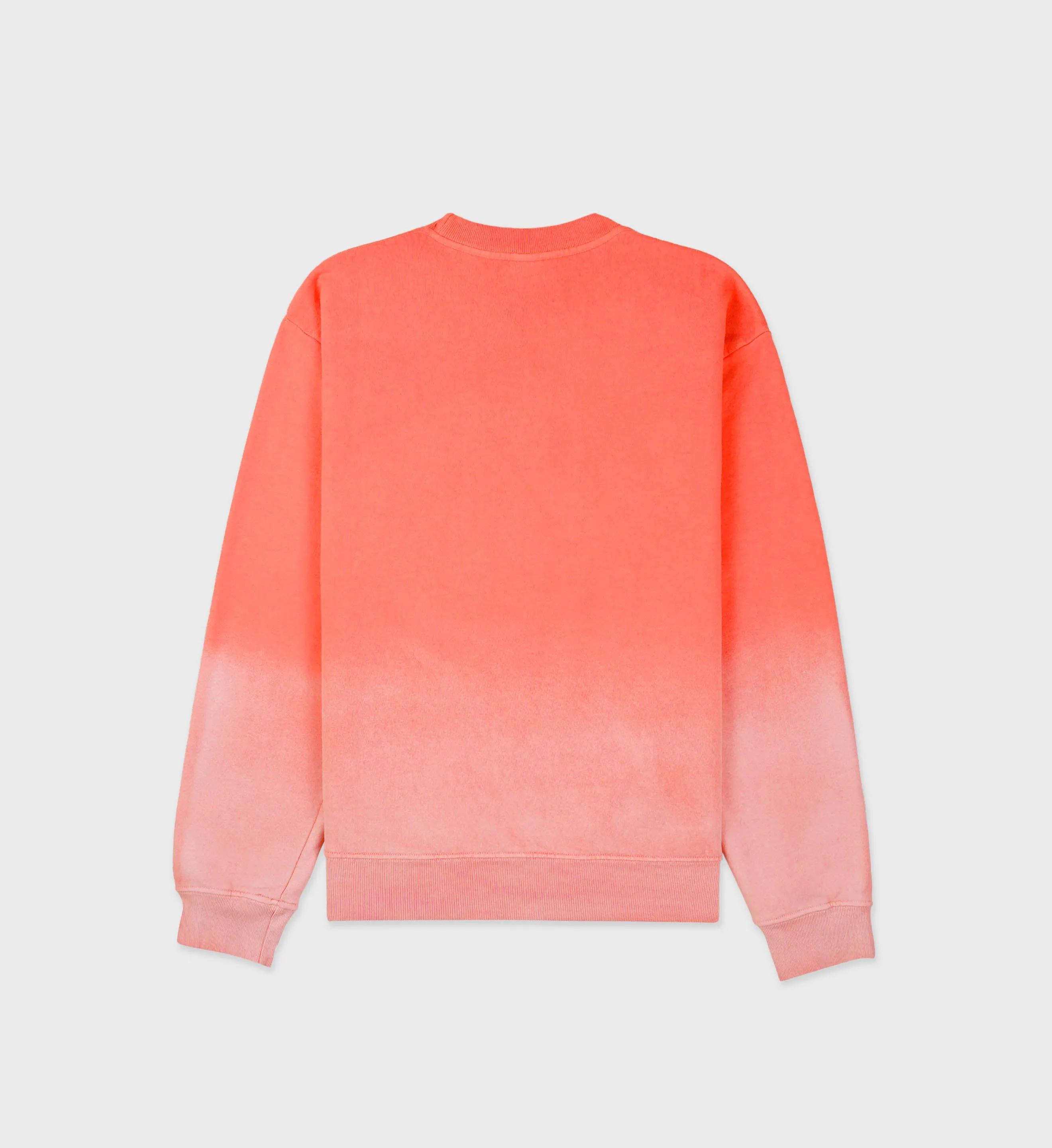 Wellness Ivy Crewneck - Dip Dye Pink/White